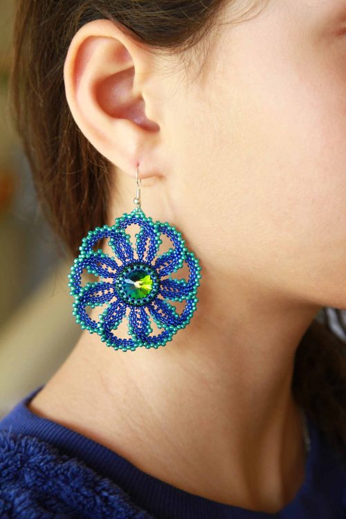 handcrafted lacy earrings online Australia